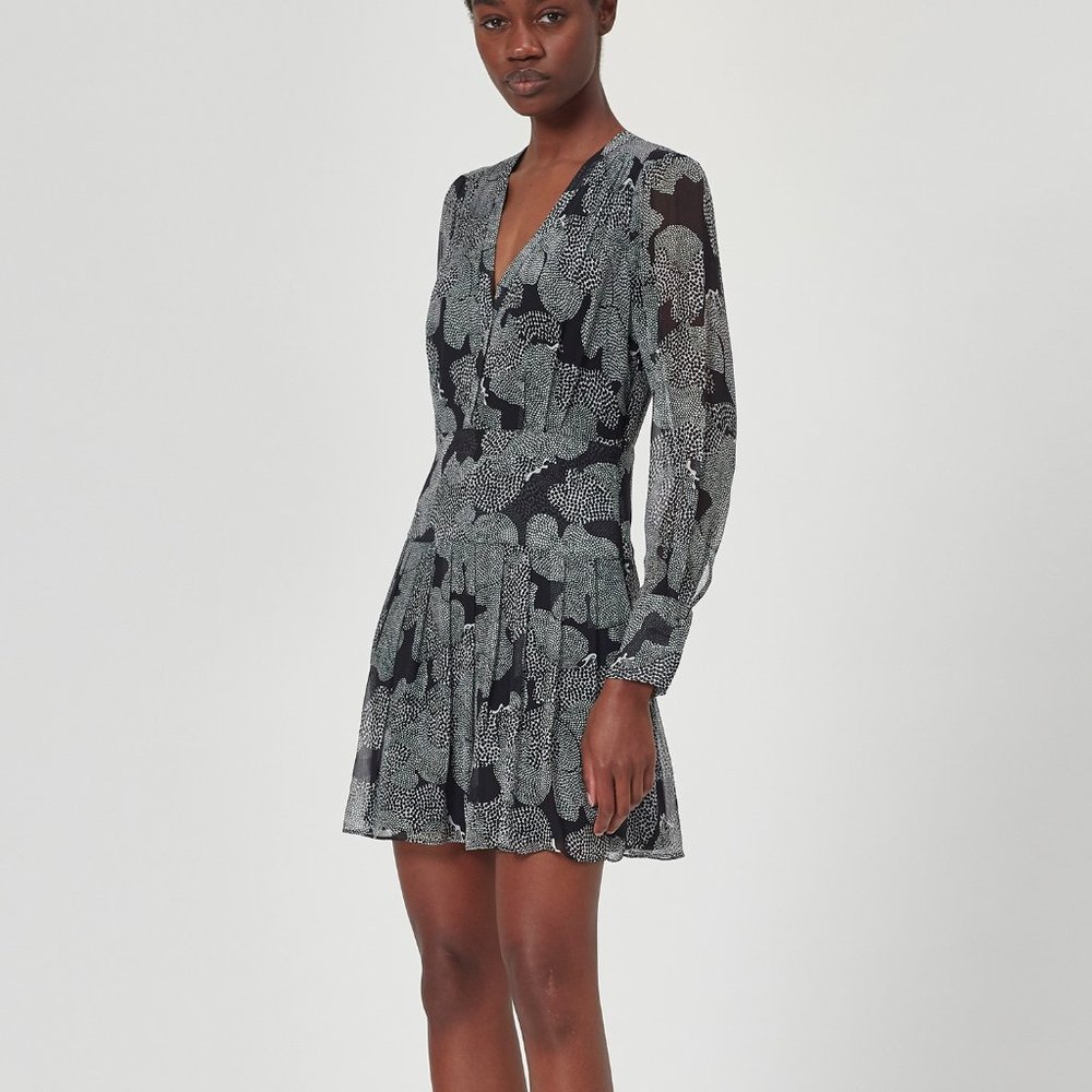 Long Sleeve Silk Dress from Equipment - Picture 3 of 10